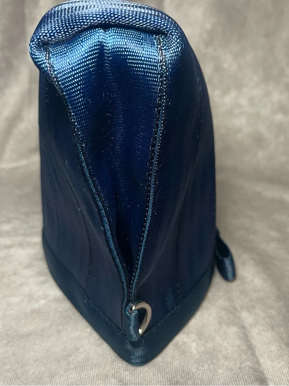 Harvey’s Seatbelt SLV Indigo Blue Bow Clutch Rootbeer Liner OG Hardware CNC